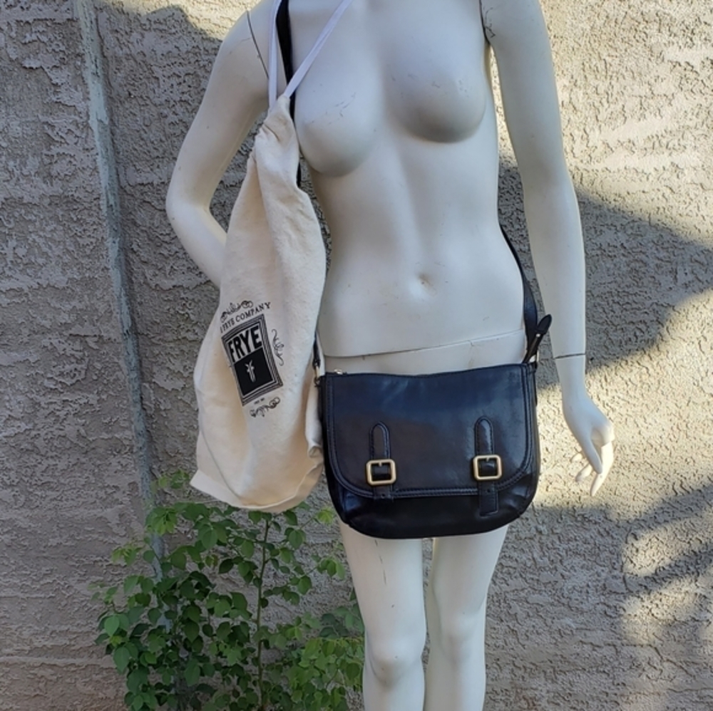 Frye Black Leather Cross Body Bag - Picture 16 of 16